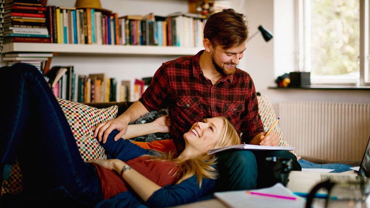 A Nebraska family managing money together at home